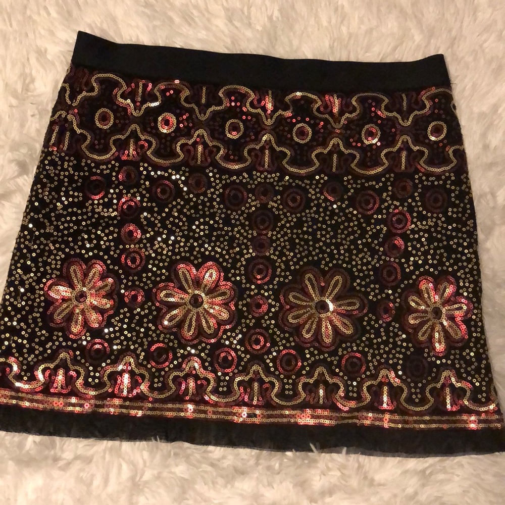Sequin Mini Skirt